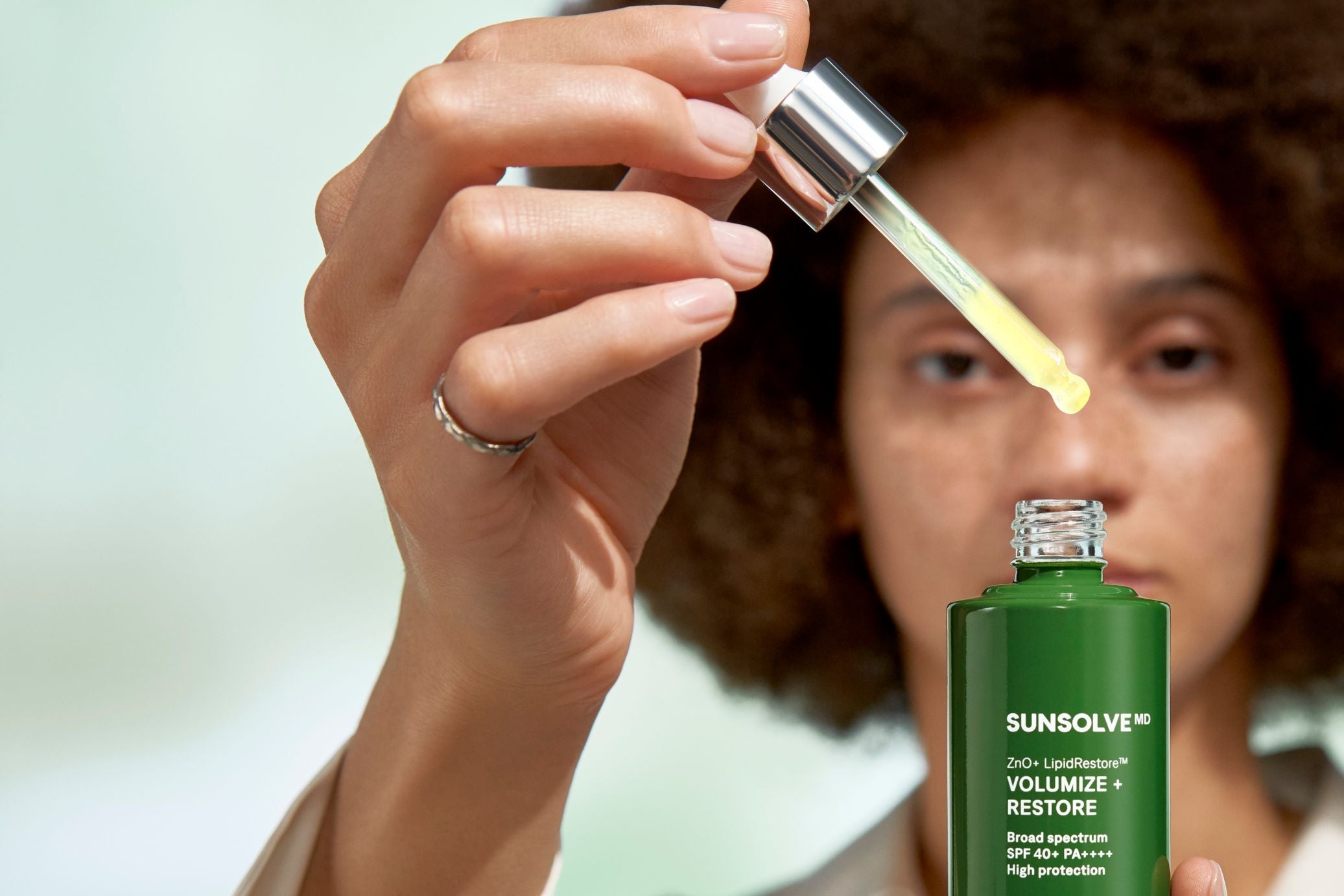 SunsolveMD Lipid Restore product with texture swatch