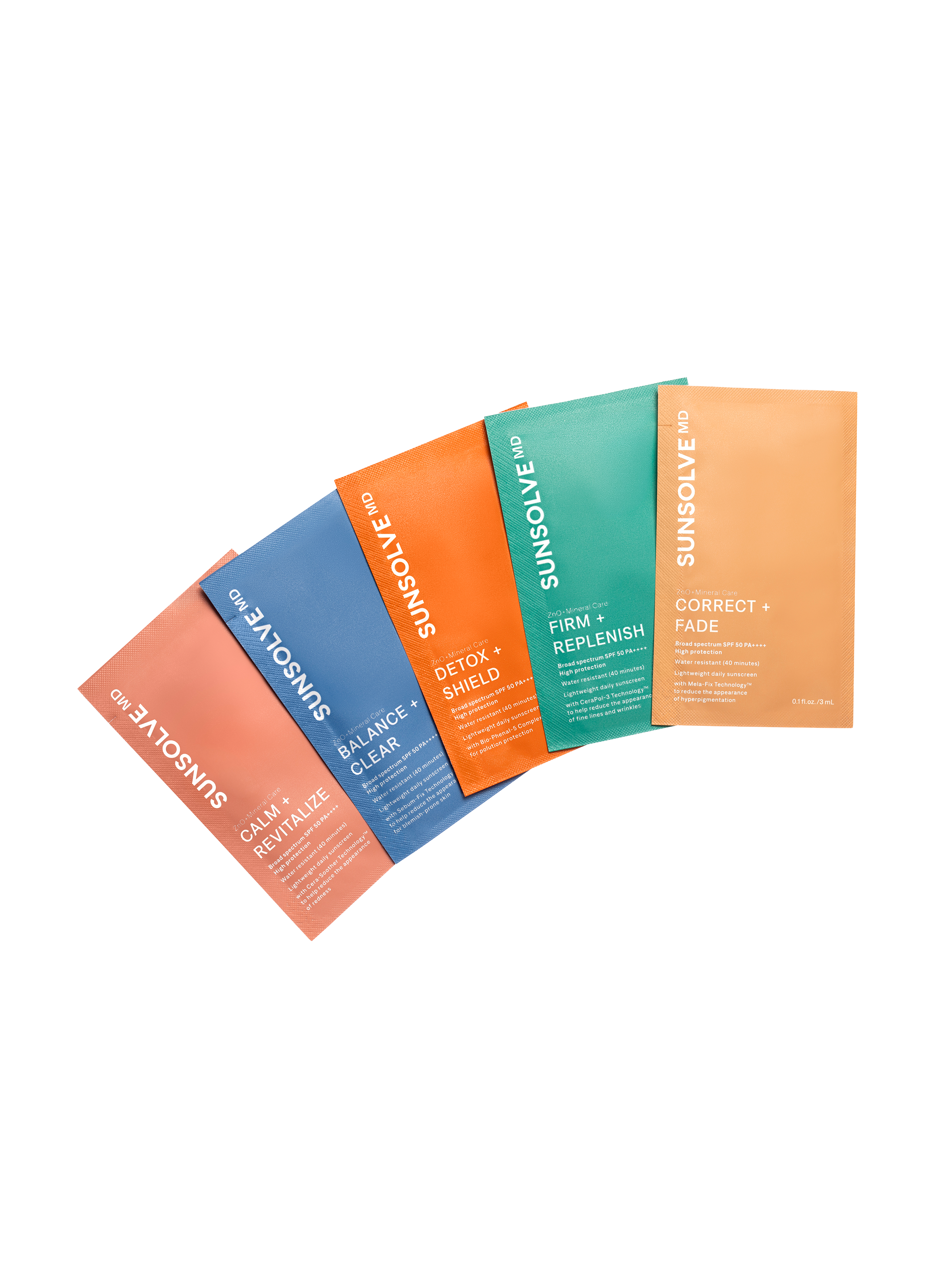 5 Day Sachet Travel Set